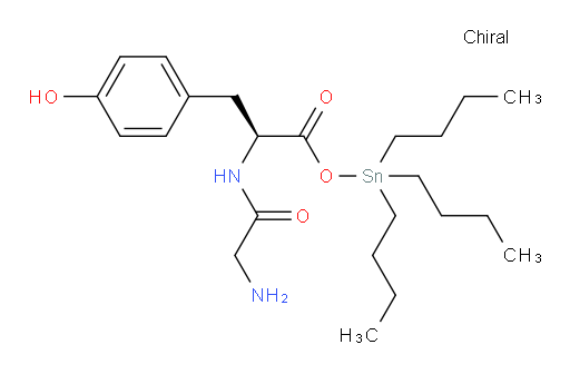 (S)-tributylstannyl 2-(2-aminoacetamido)-3-(4-hydroxyphenyl)propanoate