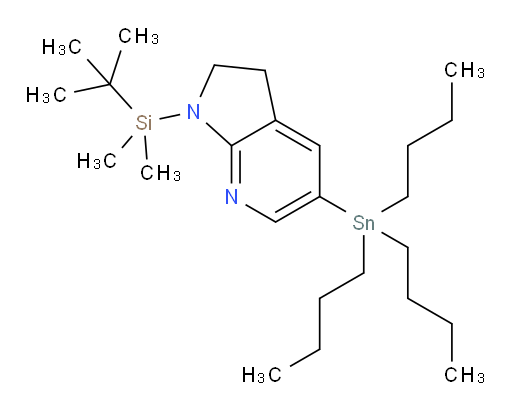 1-(tert-butyldimethylsilyl)-5-(tributylstannyl)-2,3-dihydro-1H-pyrrolo[2,3-b]pyridine
