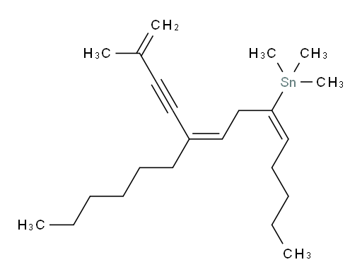 三甲基((5E,8Z)-9-(3-甲基丁-3-烯-1-炔-1-基)十五-5,8-二烯-6-基)锡烷