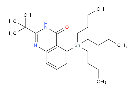 2-(叔丁基)-5-(三丁基锡基)喹唑啉-4(3H)-酮