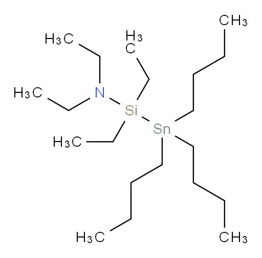 N,N,1,1-tetraethyl-1-(tributylstannyl)silanamine