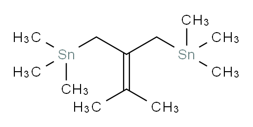 (2-(propan-2-ylidene)propane-1,3-diyl)bis(trimethylstannane)