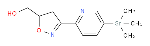 (3-(5-(三甲基锡基)吡啶-2-基)-4,5-二氢异噁唑-5-基)甲醇