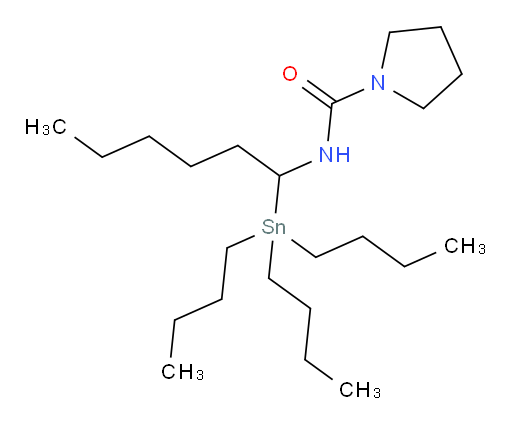 N-(1-(三丁基锡基)己基)吡咯烷-1-甲酰胺