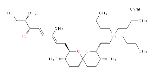 (2S,3S,4E,6E)-8-((2R,3S,6S,8S,9R)-3,9-二甲基-8-((E)-2-(三丁基锡基)乙烯基)-1,7-二氧杂螺[5.5]十一烷-2-基)-2,6-二甲基辛-4,6-二烯-1,3-二醇