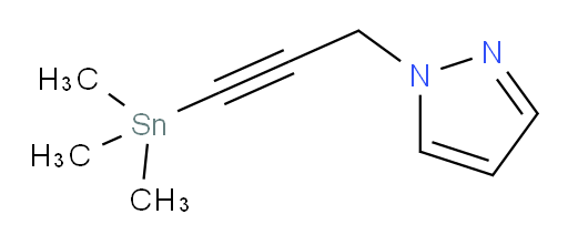 1-(3-(三甲基锡基)丙-2-炔-1-基)-1H-吡唑