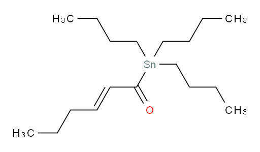 (E)-1-(三丁基锡基)己-2-烯-1-酮