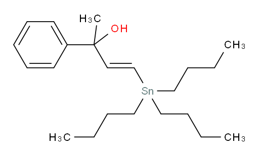 (E)-2-苯基-4-(三丁基锡基)丁-3-烯-2-醇