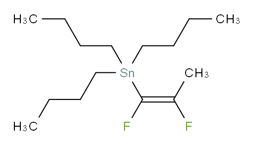 (E)-三丁基(1,2-二氟丙烯-1-基)锡烷