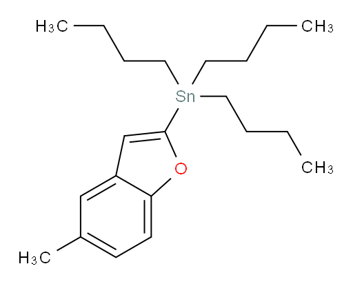 tributyl(5-methylbenzofuran-2-yl)stannane