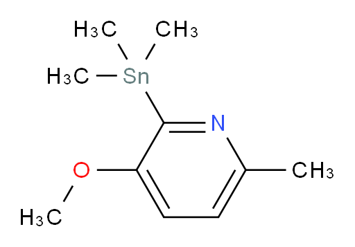 3-methoxy-6-methyl-2-(trimethylstannyl)pyridine