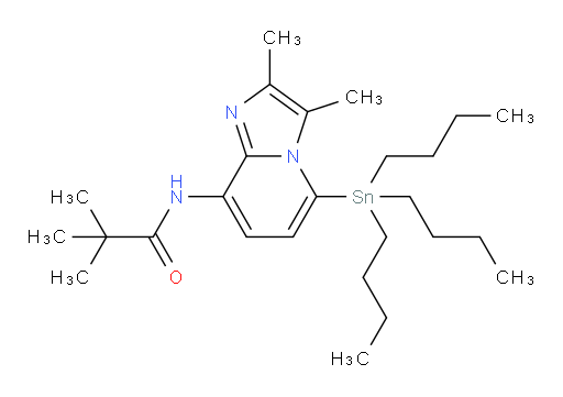 N-(2,3-dimethyl-5-(tributylstannyl)imidazo[1,2-a]pyridin-8-yl)pivalamide