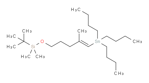 (E)-tert-butyldimethyl((4-methyl-5-(tributylstannyl)pent-4-en-1-yl)oxy)silane