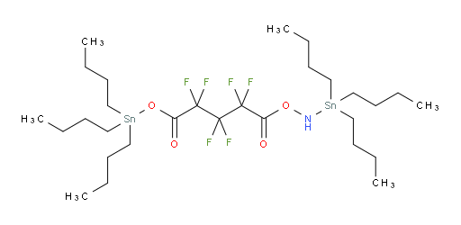 tributylstannyl 2,2,3,3,4,4-hexafluoro-5-oxo-5-(((tributylstannyl)amino)oxy)pentanoate