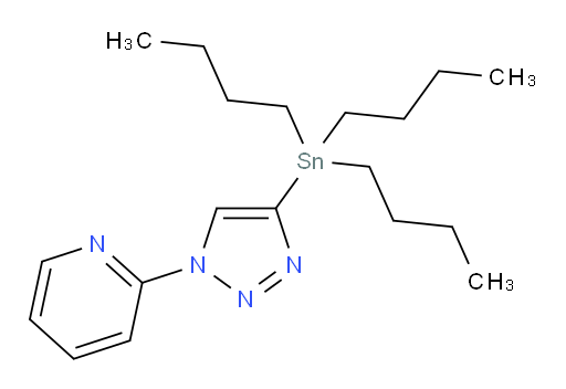 2-(4-(tributylstannyl)-1H-1,2,3-triazol-1-yl)pyridine