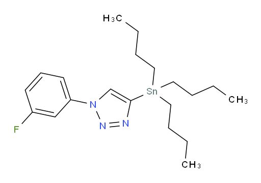1-(3-fluorophenyl)-4-(tributylstannyl)-1H-1,2,3-triazole