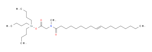 (E)-tributylstannyl 2-(N-methyloctadec-9-enamido)acetate