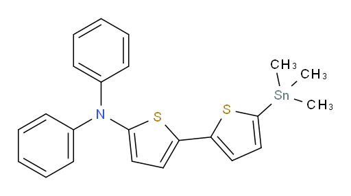N,N-diphenyl-5'-(trimethylstannyl)-[2,2'-bithiophen]-5-amine