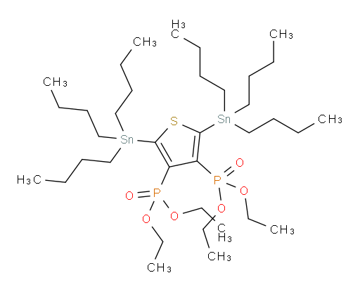 tetraethyl (2,5-bis(tributylstannyl)thiophene-3,4-diyl)bis(phosphonate)