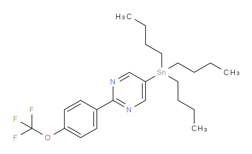 5-(tributylstannyl)-2-(4-(trifluoromethoxy)phenyl)pyrimidine