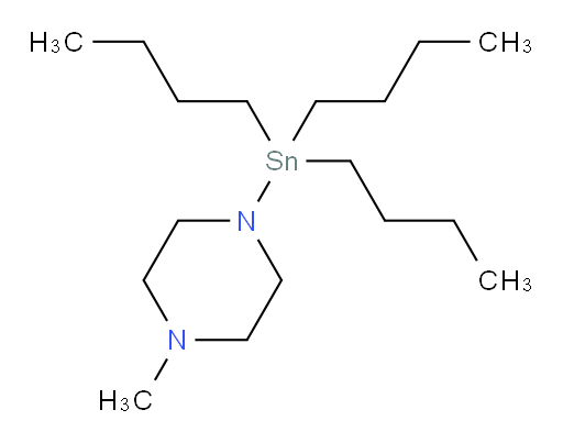 1-methyl-4-(tributylstannyl)piperazine
