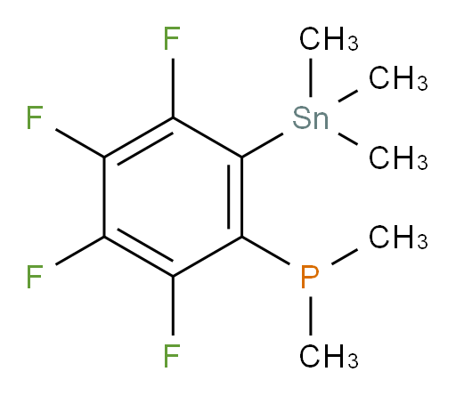 dimethyl(2,3,4,5-tetrafluoro-6-(trimethylstannyl)phenyl)phosphine