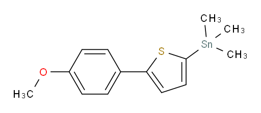 (5-(4-methoxyphenyl)thiophen-2-yl)trimethylstannane