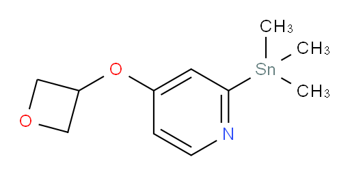 4-(oxetan-3-yloxy)-2-(trimethylstannyl)pyridine