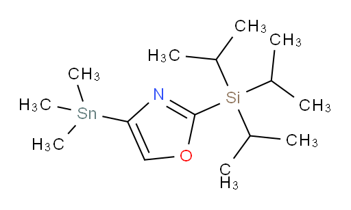 2-(triisopropylsilyl)-4-(trimethylstannyl)oxazole