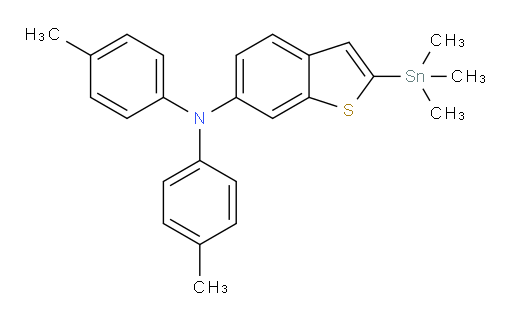 N,N-di-p-tolyl-2-(trimethylstannyl)benzo[b]thiophen-6-amine