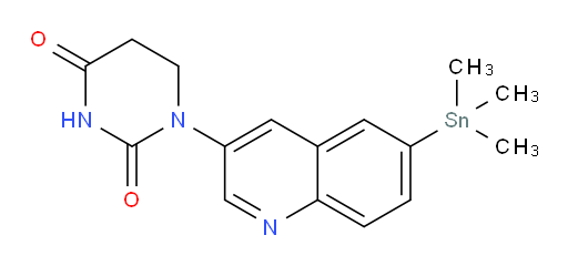 1-(6-(trimethylstannyl)quinolin-3-yl)dihydropyrimidine-2,4(1H,3H)-dione