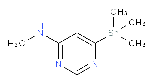 N-methyl-6-(trimethylstannyl)pyrimidin-4-amine