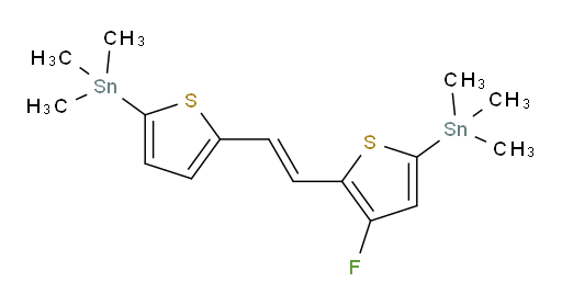 (E)-(4-fluoro-5-(2-(5-(trimethylstannyl)thiophen-2-yl)vinyl)thiophen-2-yl)trimethylstannane