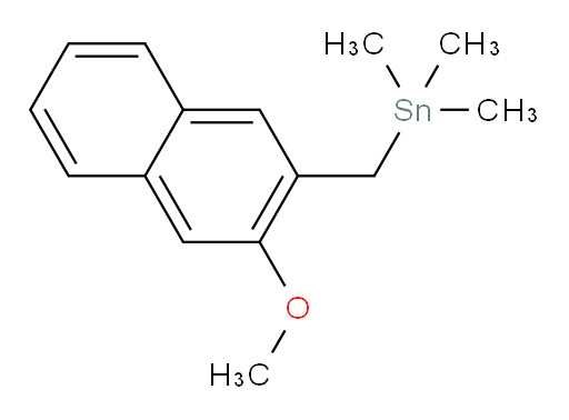 ((3-methoxynaphthalen-2-yl)methyl)trimethylstannane
