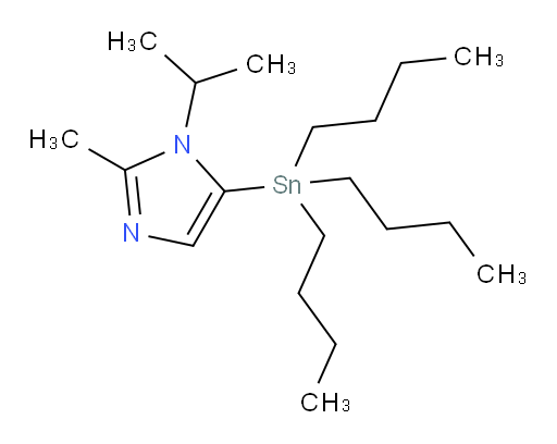 1-isopropyl-2-methyl-5-(tributylstannyl)-1H-imidazole