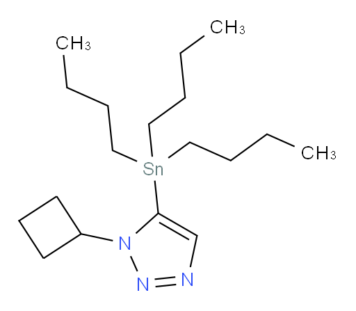 1-cyclobutyl-5-(tributylstannyl)-1H-1,2,3-triazole