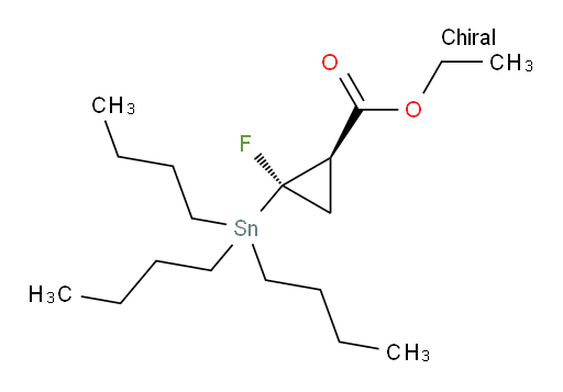 (1R,2R)-ethyl 2-fluoro-2-(tributylstannyl)cyclopropanecarboxylate