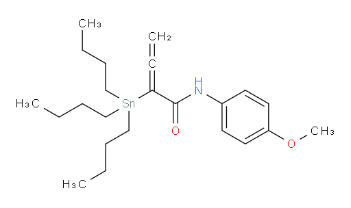 N-(4-methoxyphenyl)-2-(tributylstannyl)buta-2,3-dienamide