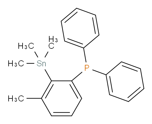 (3-methyl-2-(trimethylstannyl)phenyl)diphenylphosphine