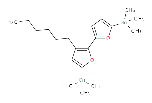 (3-hexyl-[2,2'-bifuran]-5,5'-diyl)bis(trimethylstannane)