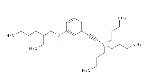 tributyl((3-((2-ethylhexyl)oxy)-5-iodophenyl)ethynyl)stannane