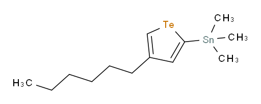 (4-hexyltellurophen-2-yl)trimethylstannane