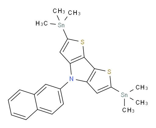 4-(naphthalen-2-yl)-2,6-bis(trimethylstannyl)-4H-dithieno[3,2-b:2',3'-d]pyrrole