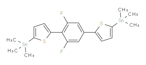 (5,5'-(2,6-difluoro-1,4-phenylene)bis(thiophene-5,2-diyl))bis(trimethylstannane)