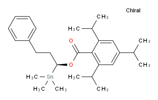 (S)-3-phenyl-1-(trimethylstannyl)propyl 2,4,6-triisopropylbenzoate