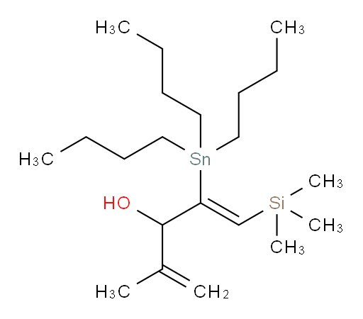 (Z)-4-methyl-2-(tributylstannyl)-1-(trimethylsilyl)penta-1,4-dien-3-ol