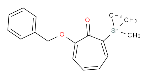 2-(benzyloxy)-7-(trimethylstannyl)cyclohepta-2,4,6-trienone