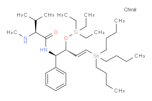 (S)-3-methyl-2-(methylamino)-N-((1R,2R,E)-1-phenyl-4-(tributylstannyl)-2-((triethylsilyl)oxy)but-3-en-1-yl)butanamide