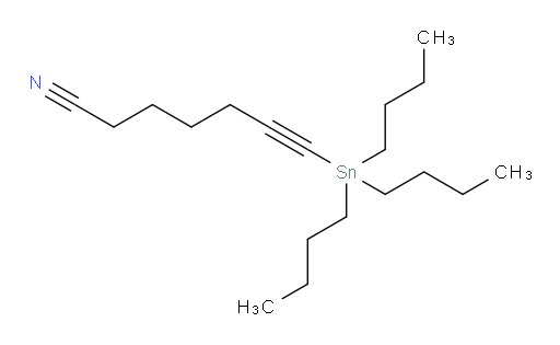 7-(tributylstannyl)hept-6-ynenitrile