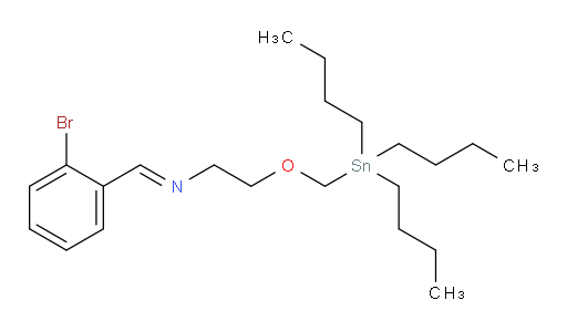 (E)-N-(2-bromobenzylidene)-2-((tributylstannyl)methoxy)ethanamine